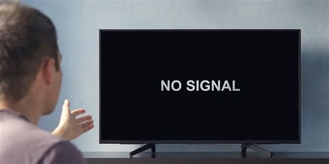 why does my tv say no signal.